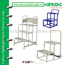 metal frame step ladder mini ladder for supermarket service